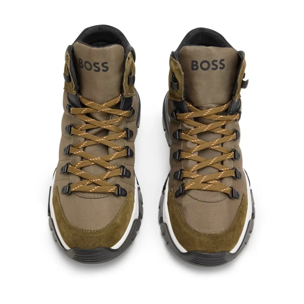 Hugo Boss , Chester Halb Hiking Boots ,Green male, Sizes: