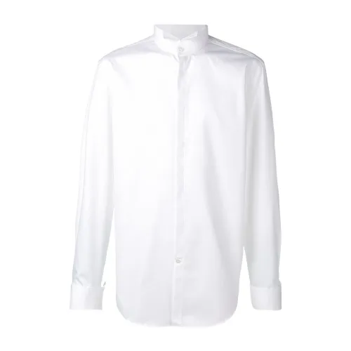 Hugo Boss , Classic White Cotton Shirt ,White male, Sizes: