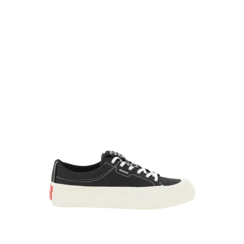 Hugo Boss , cotton low-top sneakers ,Black male, Sizes: