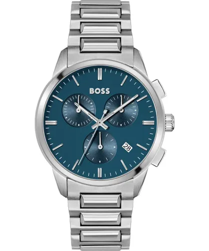 Hugo Boss Dapper Mens Silver Watch 1513927 Stainless Steel (archived) - One Size