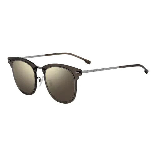Hugo Boss , Dark Ruthenium/Brown Sunglasses ,Multicolor male, Sizes: