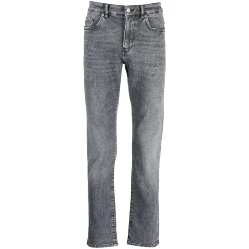 Hugo Boss , Delaware3-1 slim fit jeans ,Gray male, Sizes:
