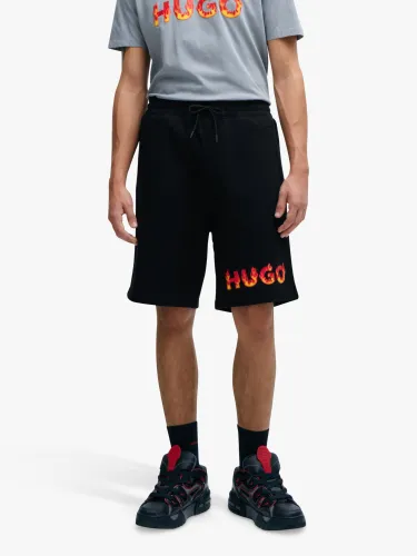 Hugo Boss Dinque Cotton Short, Black - Black - Male
