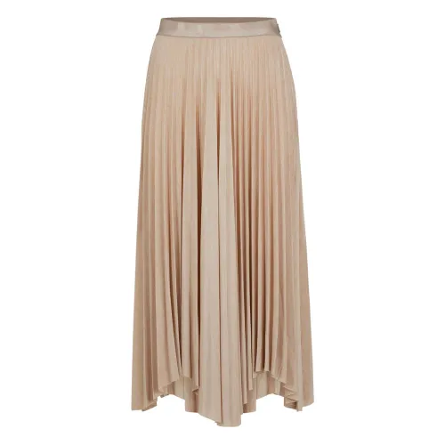 Hugo Boss , Elegant Exala Skirt - Beige ,Beige female, Sizes: