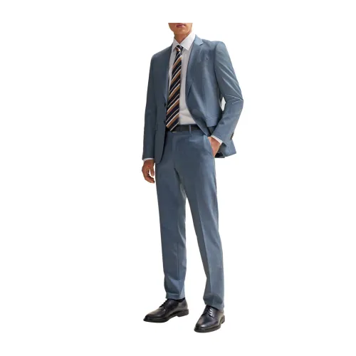Hugo Boss , Essential Slim Fit Two-Piece Suit ,Blue male, Sizes: