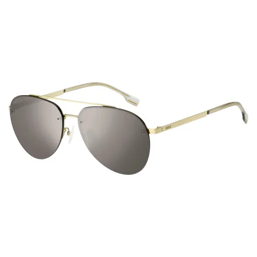 Hugo Boss , Gold/Silver Sunglasses ,Yellow male, Sizes: