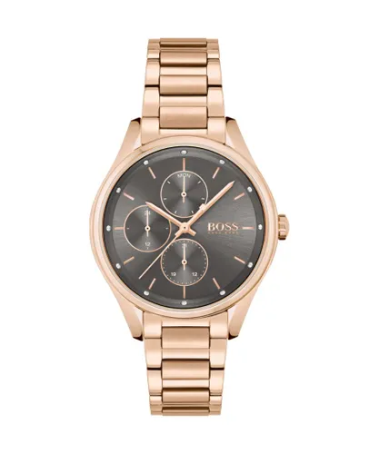 Hugo Boss Grand Course WoMens Rose Gold Watch 1502603 Stainless Steel - One Size