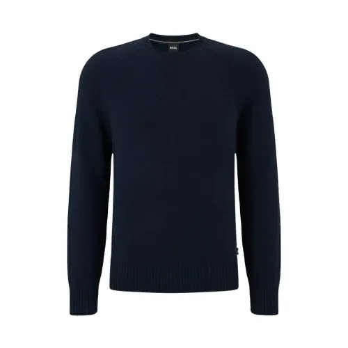 Hugo Boss , Hugo Boss Sweaters Blue ,Blue male, Sizes: