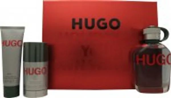 Hugo Boss Hugo Man Gift Set 125ml EDT + 75ml Deodorant Stick + 50ml Shower Gel