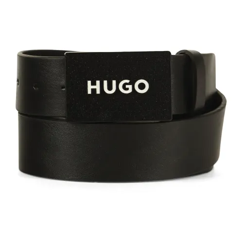 Hugo Boss , Leather Belt Gilao ,Black male, Sizes: