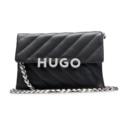 Hugo Boss , Lizzie Clutch N. - Stylish and Compact ,Black female, Sizes: ONE SIZE
