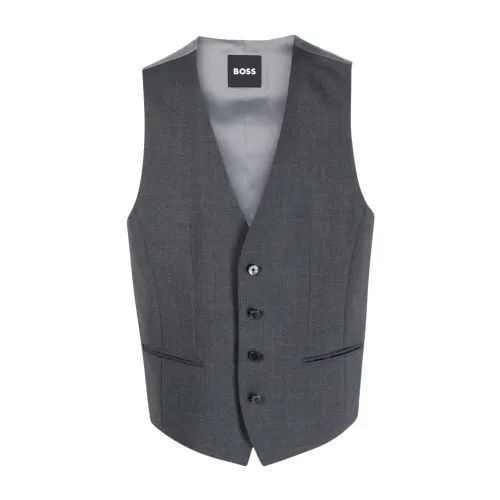Hugo Boss , Matching Vest Set ,Gray male, Sizes: