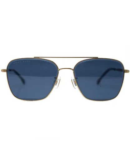 Hugo Boss Mens 1345/F/SK 0AOZ KU Gold Sunglasses - One