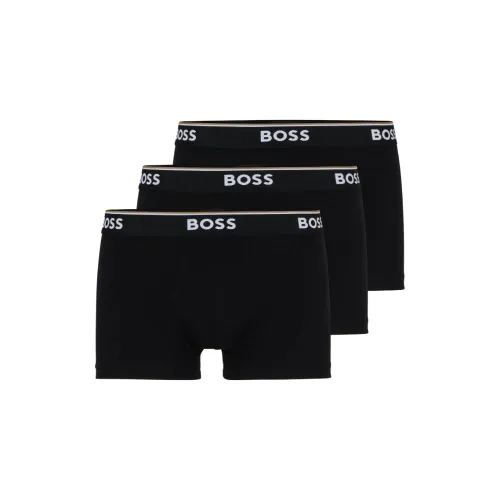 Hugo Boss Men's 3-Pack Stretch Cotton Regular Fit Trunks
