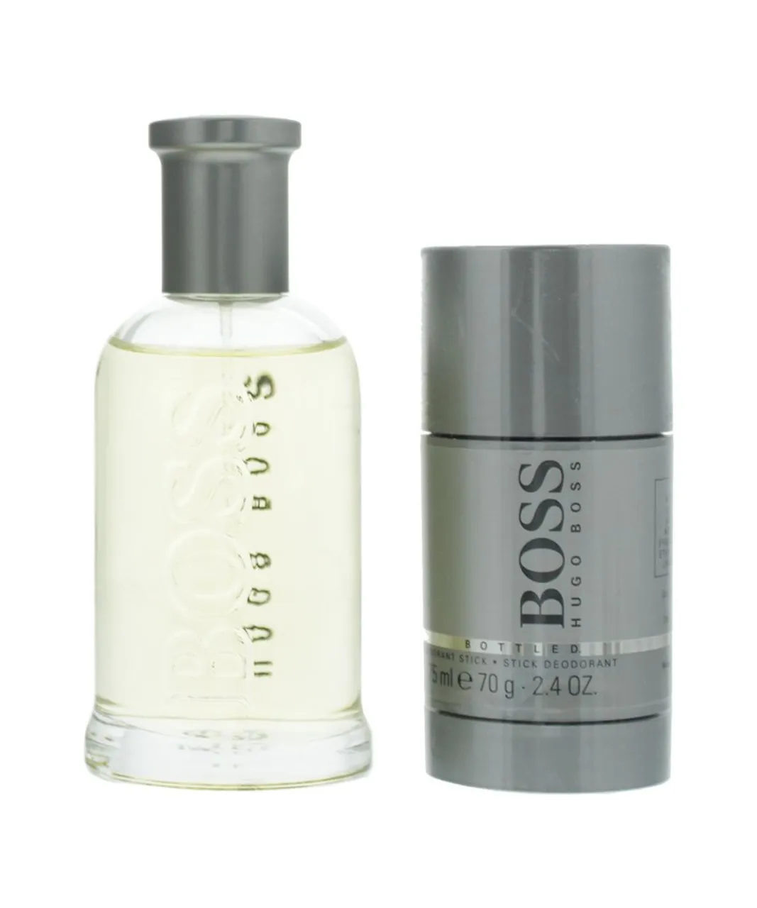 Hugo Boss Mens - Bottled Eau de Toilette 100ml & Deodorant Stick 75ml Gift Set - Apple - One Size