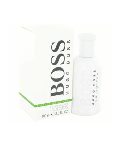 Hugo Boss Mens Bottled Unlimited Eau De Toilette Spray By 100 ml - Green - One Size