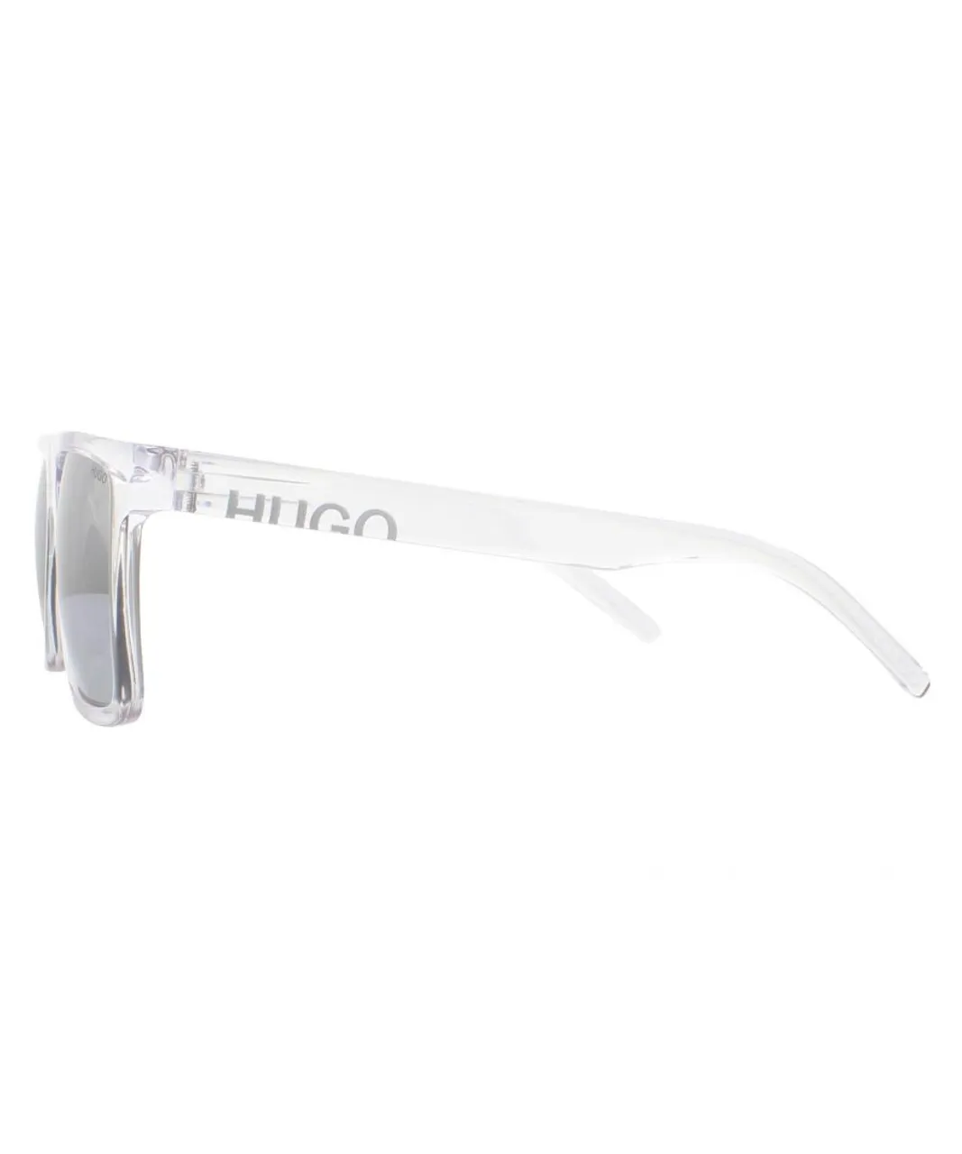 Hugo Boss Mens by Sunglasses HG 1069/S 900 T4 Crystal Silver Mirror - White - One