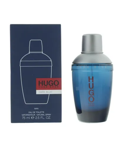 Hugo Boss Mens Dark Blue Eau de Toilette 75ml Spray For Him - One Size