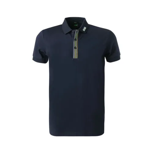 Hugo Boss , Mens Dark Blue Polo Shirt ,Blue male, Sizes: