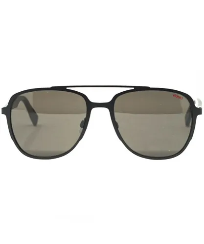 Hugo Boss Mens HG0301/S PLGY IR 003 Matte Black Sunglasses - One