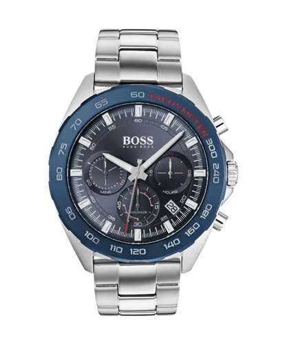 Hugo Boss Mens' Intensity Watch 1513665 - Silver Metal - One Size