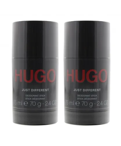 Hugo Boss Mens Just Different Deodorant Stick 75ml x 2 - One Size