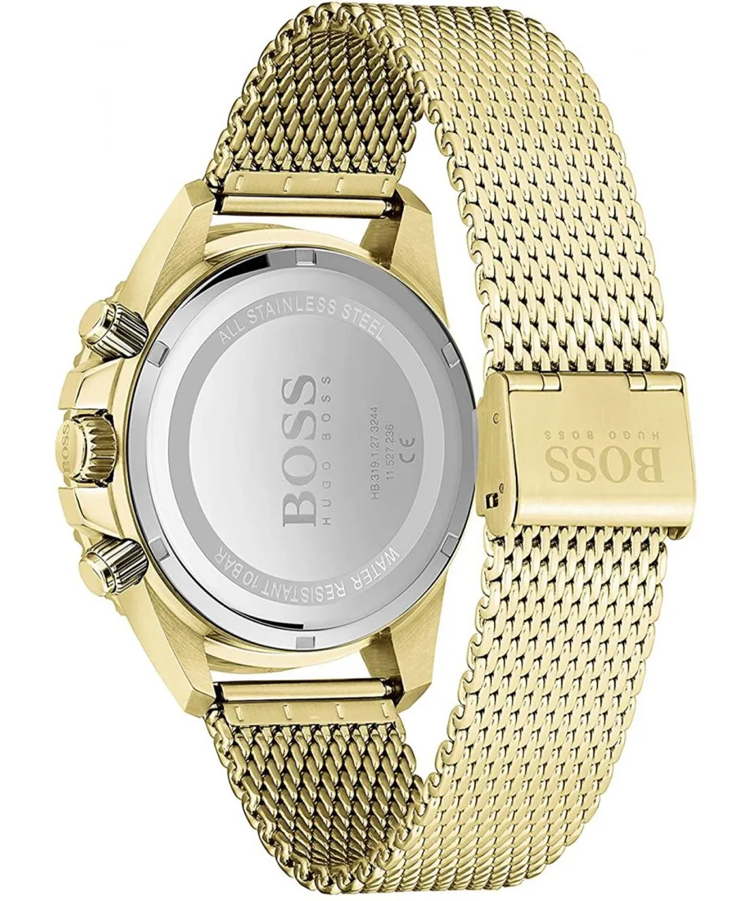 Hugo Boss Mens Men Watch 1513906 - Gold Stainless Steel - One Size