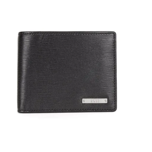 Hugo Boss , Refined Boss Wallet with Smartly Organized Compartments ,Black male, Sizes: ONE SIZE