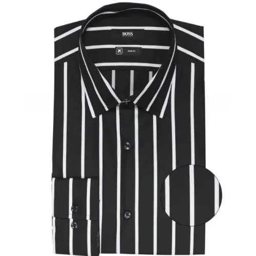 Hugo Boss , Shirt ,Black male, Sizes: