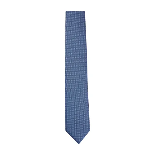 Hugo Boss , Silk Tie and Pocket Square Set ,Blue male, Sizes: ONE