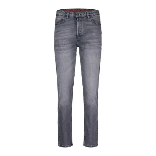Hugo Boss , Slim-fit Jeans ,Gray male, Sizes: W33 L34, W31 L32, W29 L32, W30 L32, W35 L32, W32 L32, W36 L34, W34 L34, W31 L34, W32 L34, W33 L32, W36 L
