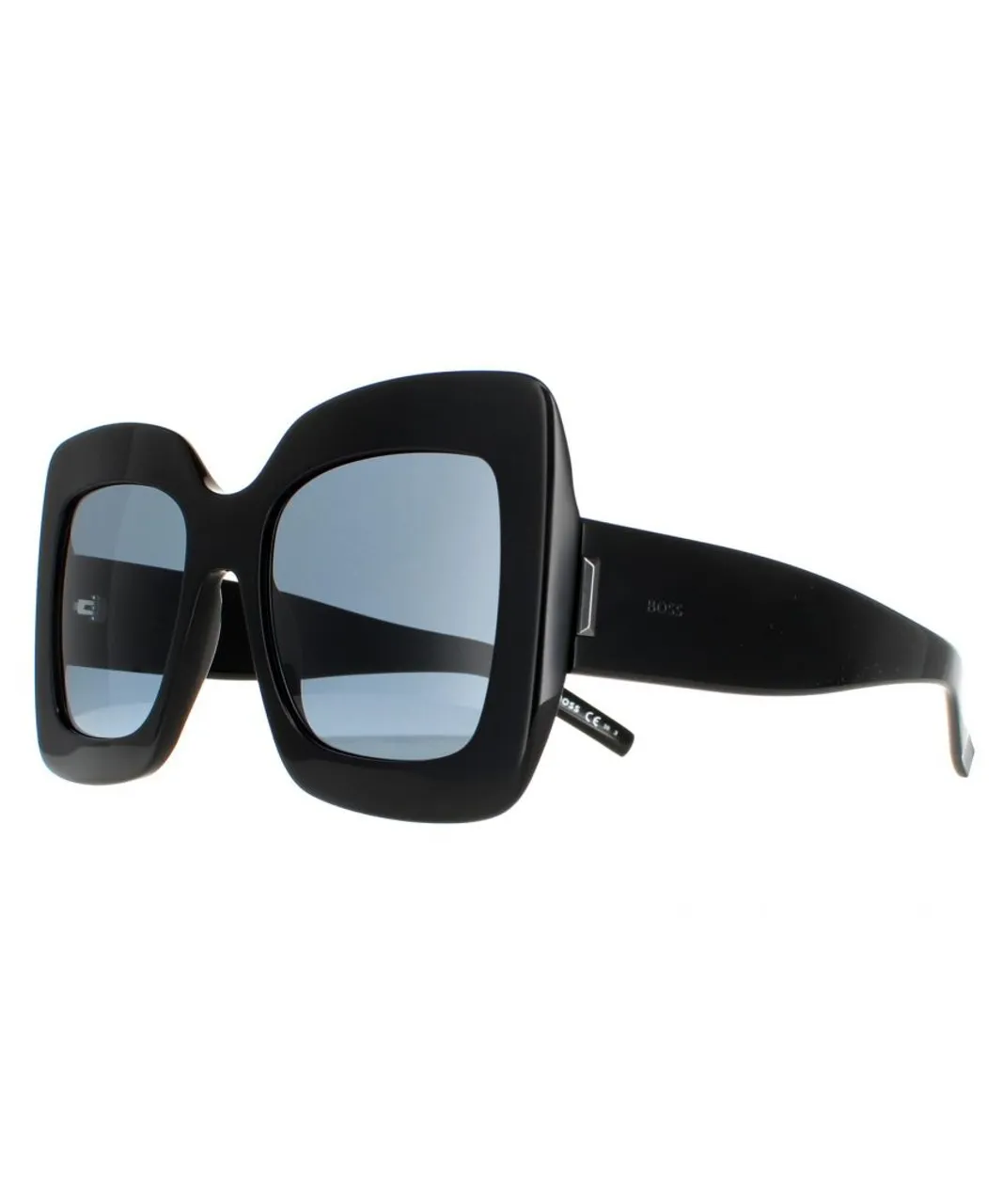 Hugo Boss Square Womens Black/Grey 1385/S Sunglasses - One