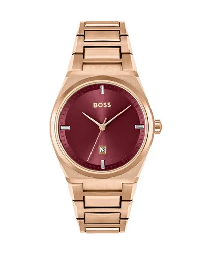 Hugo Boss Steer WoMens Rose Gold Watch 1502671 Stainless Steel (archived) - One Size