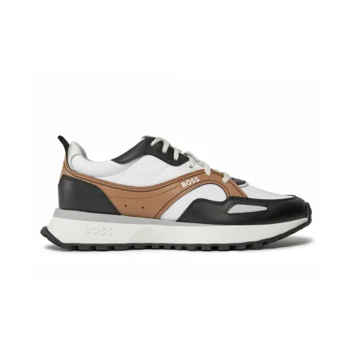 Hugo Boss , Stylish Sneakers for Men ,Brown male, Sizes: