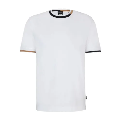Hugo Boss , Stylish T-Shirts for Men and Women ,White male, Sizes:
