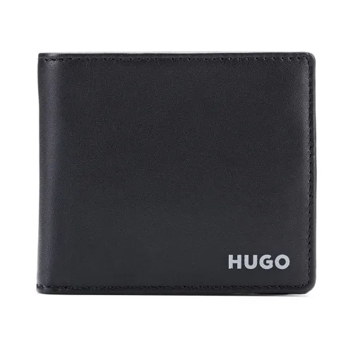 Hugo Boss , Subway_4 cc coin Men Leather Wallet Black ,Black male, Sizes: ONE SIZE