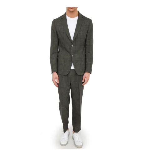 Hugo Boss , Suit ,Green male, Sizes: