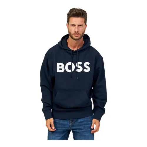Hugo Boss , Sweaters Blue ,Blue male, Sizes: