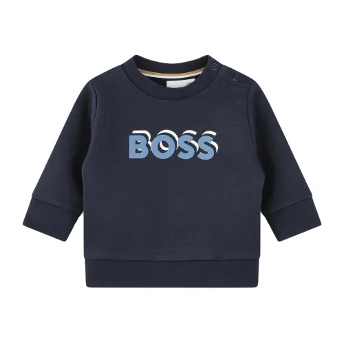 Hugo Boss , Sweatshirts ,Blue male, Sizes:
