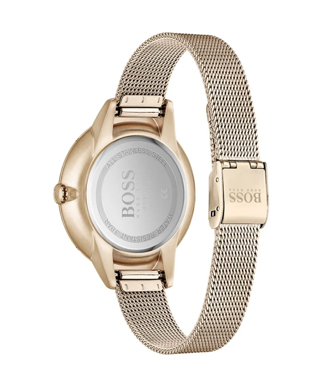 Hugo Boss Symphony WoMens Rose Gold Watch 1502613 Stainless Steel - One Size