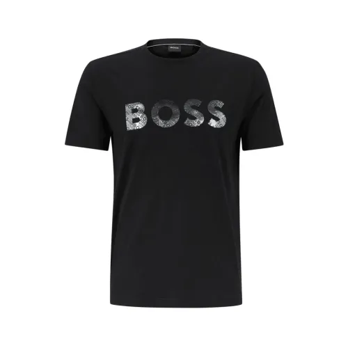 Hugo Boss , T-Shirts ,Black male, Sizes: