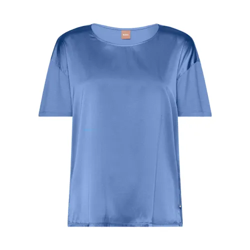 Hugo Boss , T-Shirts ,Blue female, Sizes: