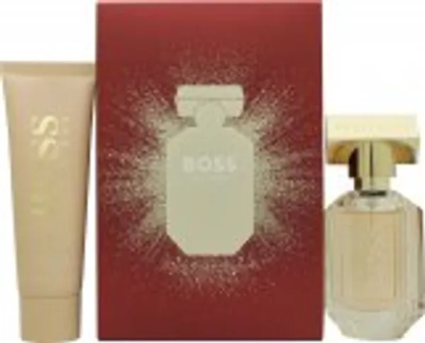 Hugo Boss The Scent For Her Eau De Parfum Woman's Gift Set Spray 30ml With Body Lotion