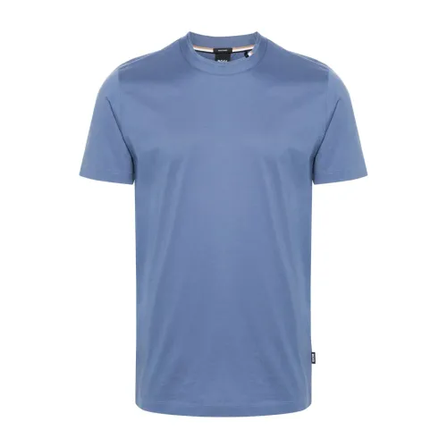 Hugo Boss , Tiburt424 t-shirt ,Blue male, Sizes: