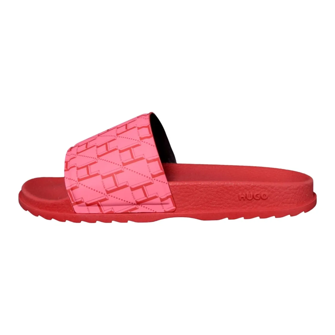 Hugo Boss , Womenamps slippers with Match Slid logo 50471785 ,Red female, Sizes: