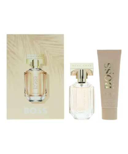 Hugo Boss Womens The Scent Eau De Parfum 30ml + Body Lotion 50ml Gift Set - NA - One Size