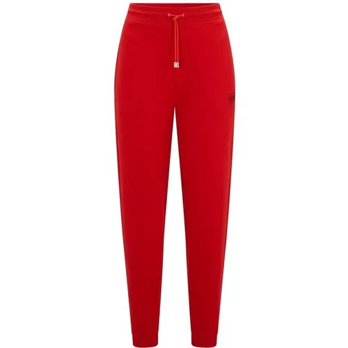 Hugo Cotton Terry Tracksuit Bottoms - Pink