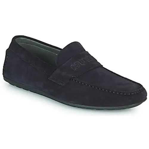 HUGO  Dandy_mocc_sdpe  men's Loafers / Casual Shoes in Marine