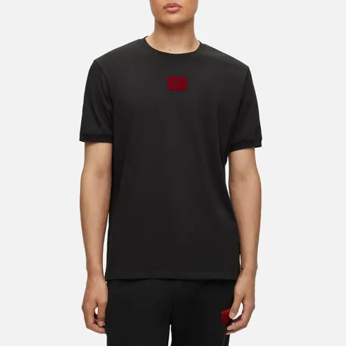 HUGO Diragolino_V Logo-Appliquéd Cotton-Jersey T-Shirt