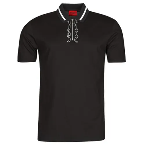HUGO  DOLMAR  men's Polo shirt in Black